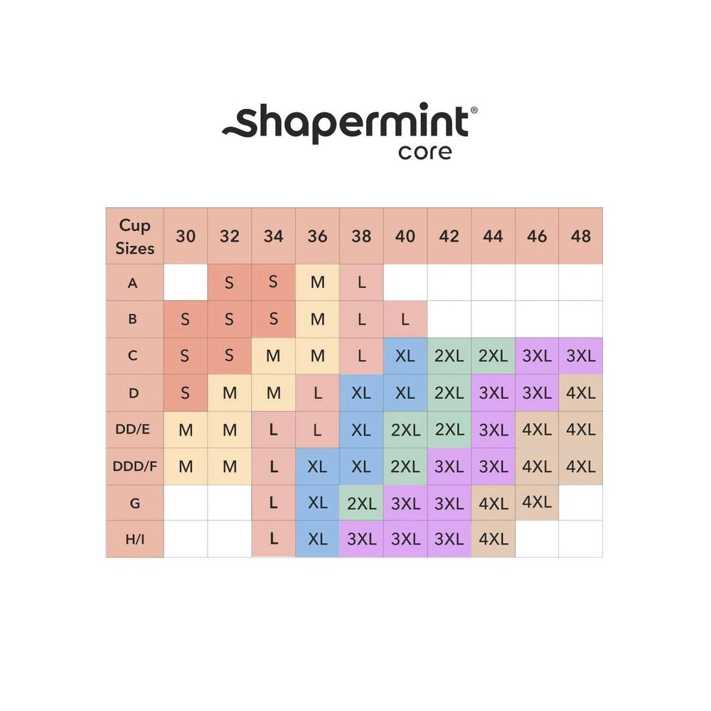 SHAPERMINT NIP $55 Smoothing Comfort Wireless Bra Size 4XL - Picture 4 of 5